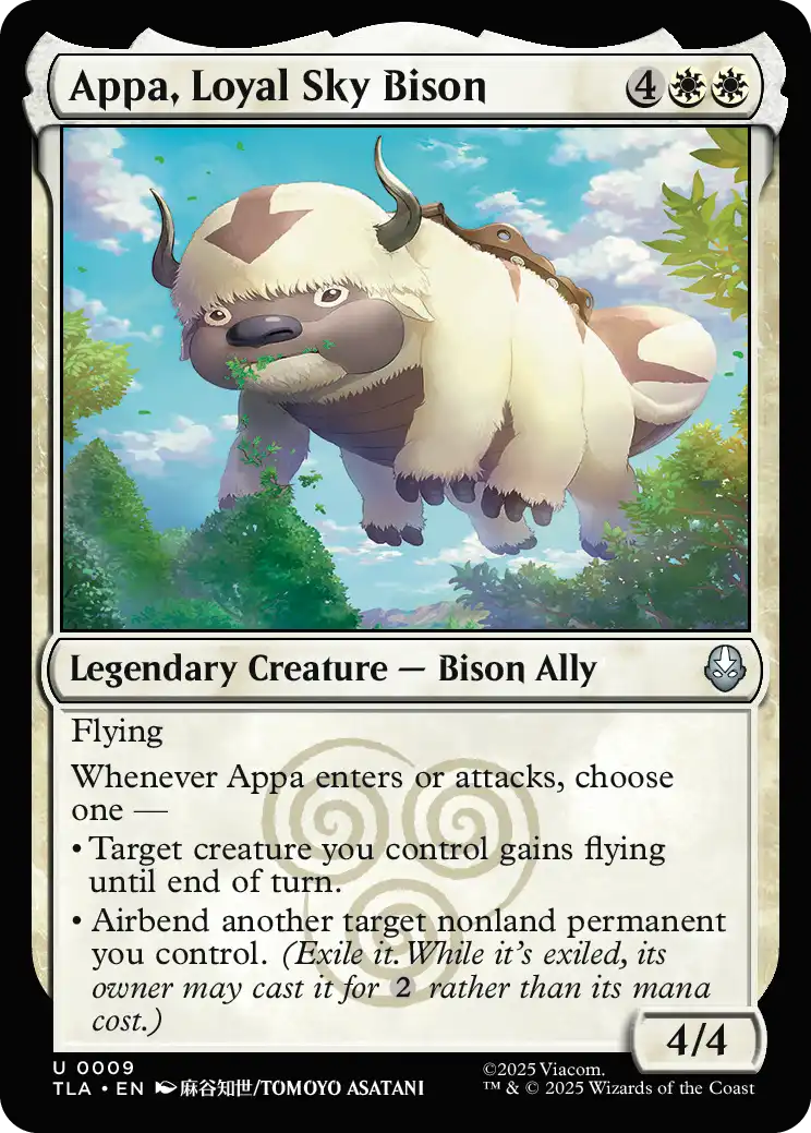 Appa, Loyal Sky Bison