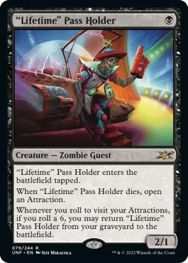 "Lifetime" Pass Holder