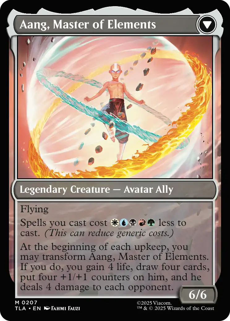 Aang, Master of Elements