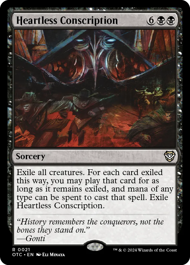 Heartless Conscription