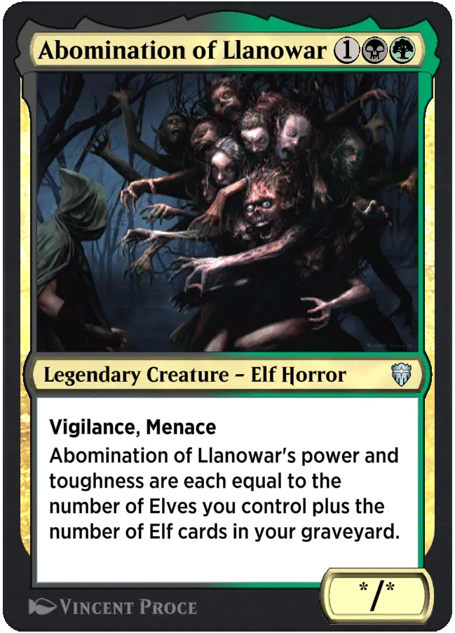 Abomination of Llanowar