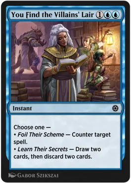 You Find the Villains' Lair