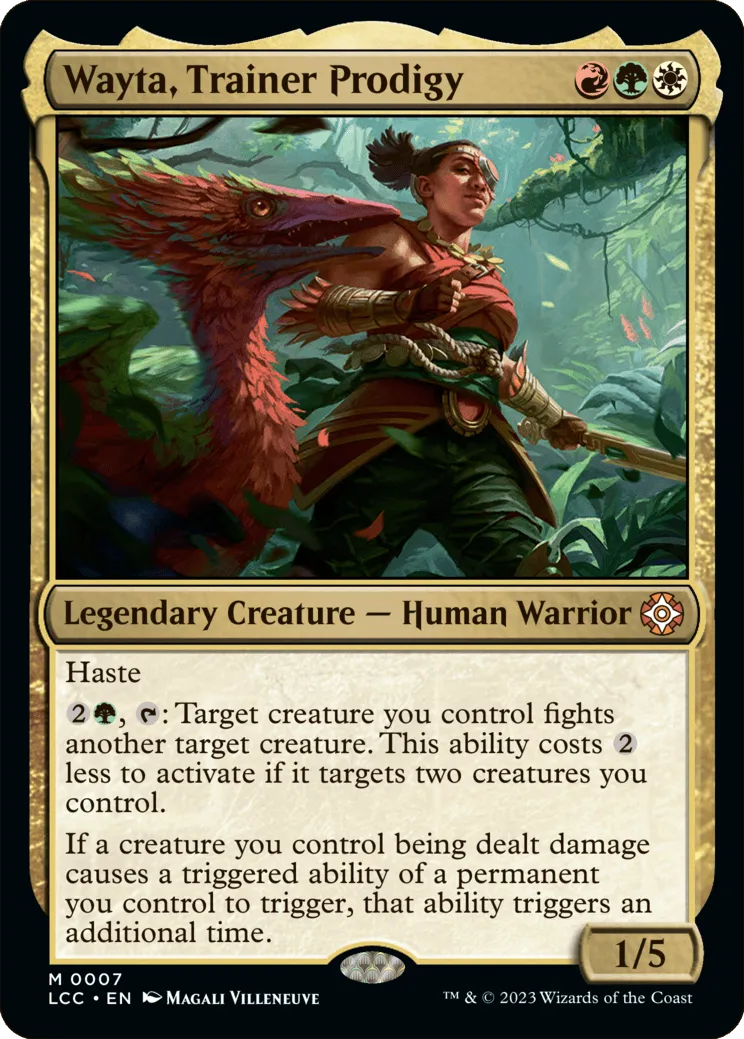 Wayta, Trainer Prodigy