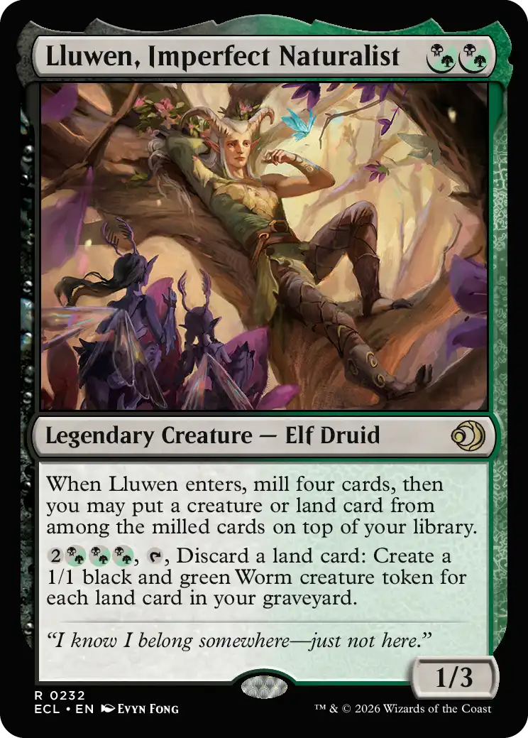 Lluwen, Imperfect Naturalist