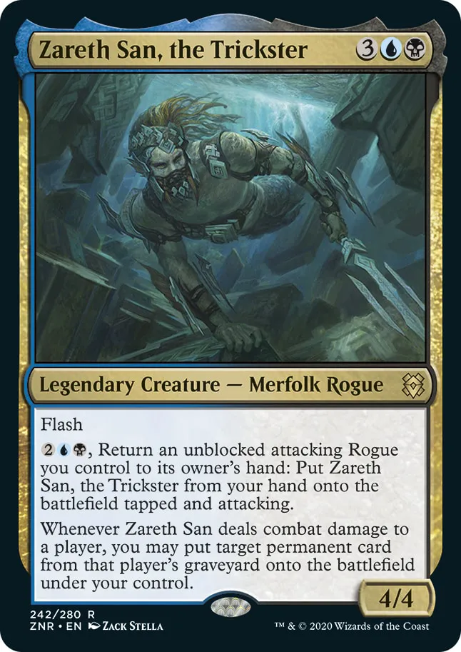 Zareth San, the Trickster