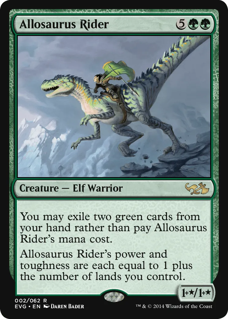 Allosaurus Rider