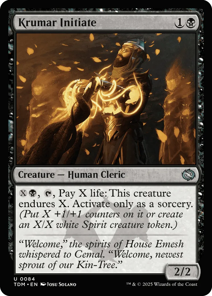 Krumar Initiate