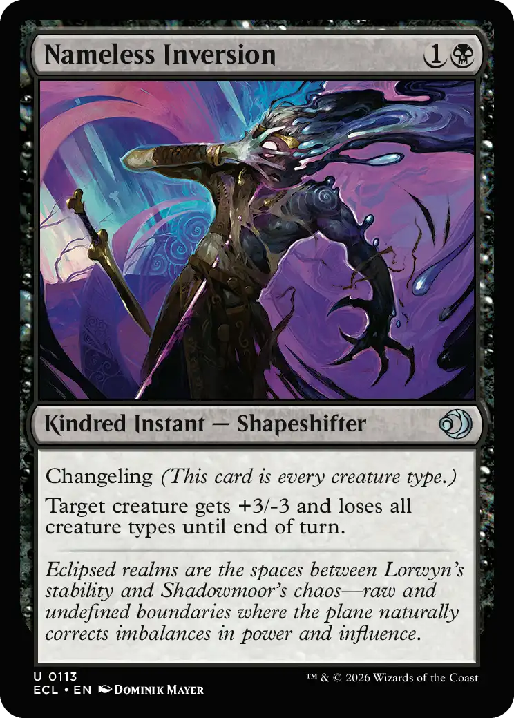Nameless Inversion
