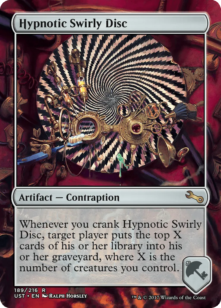 Hypnotic Swirly Disc