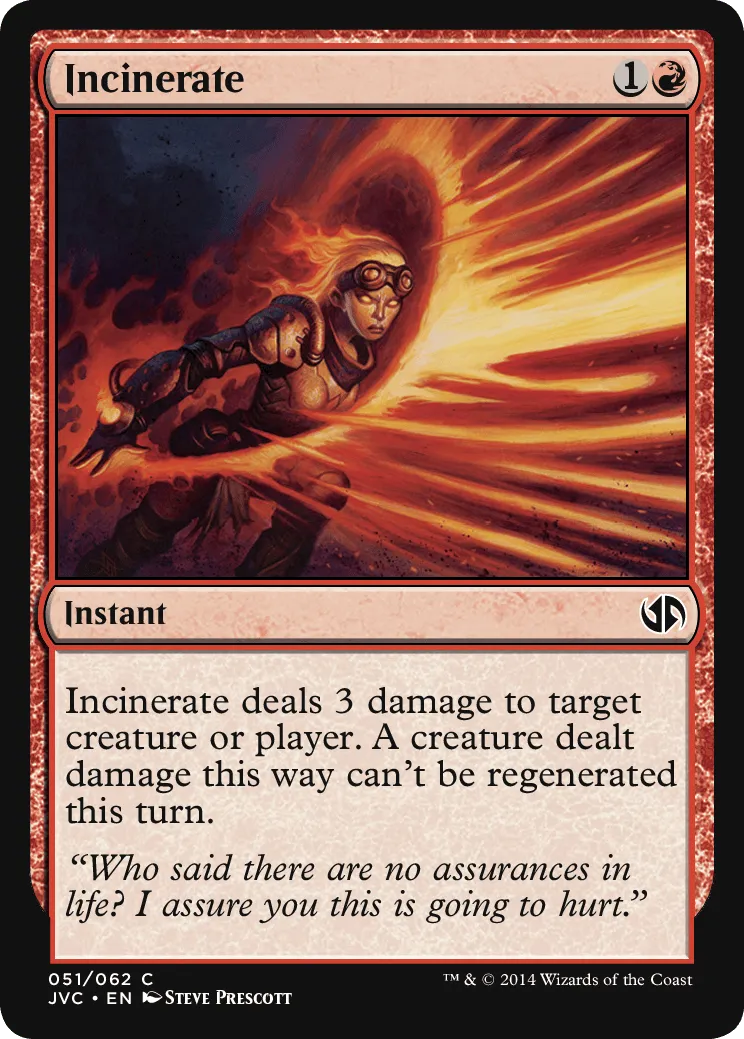 Incinerate