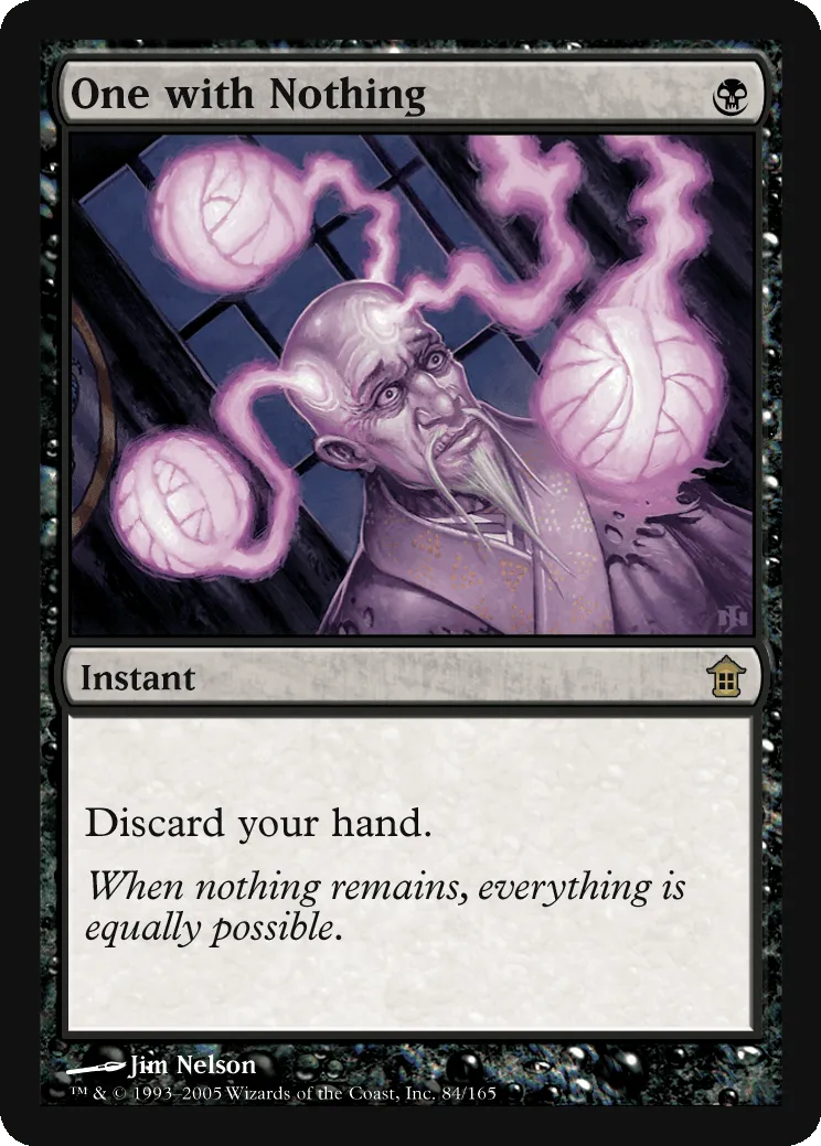 One with Nothing