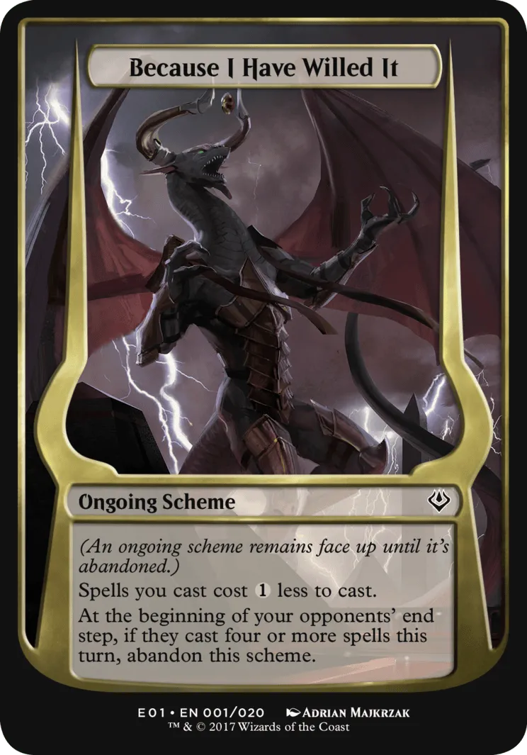 Because I Have Willed It