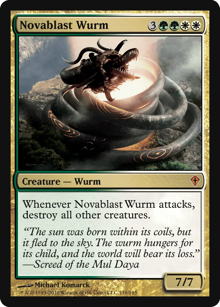 Novablast Wurm