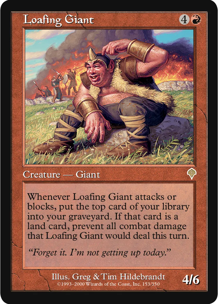Loafing Giant