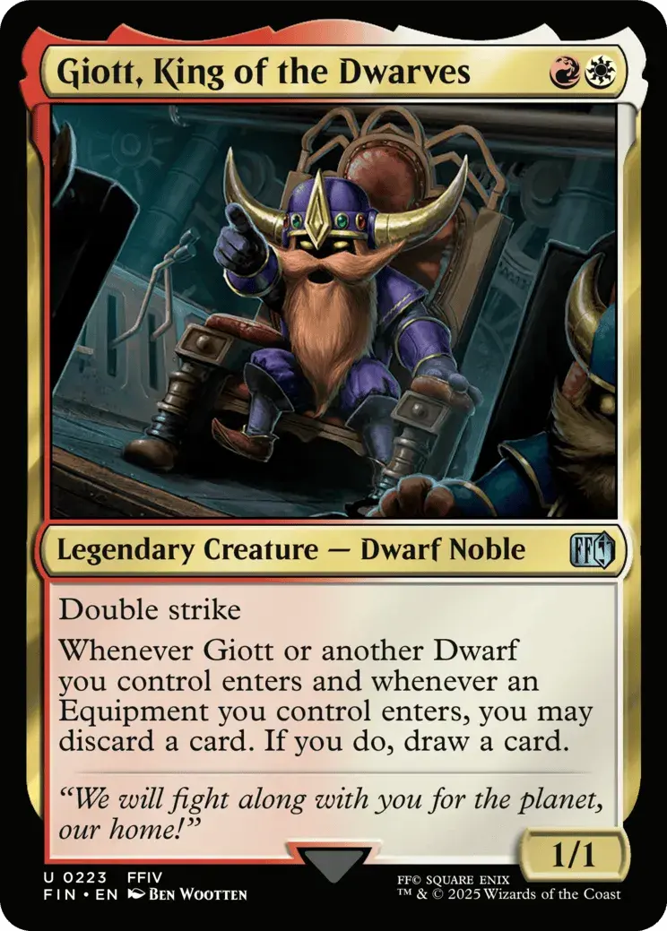Giott, King of the Dwarves