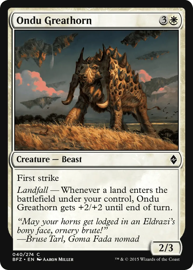 Ondu Greathorn