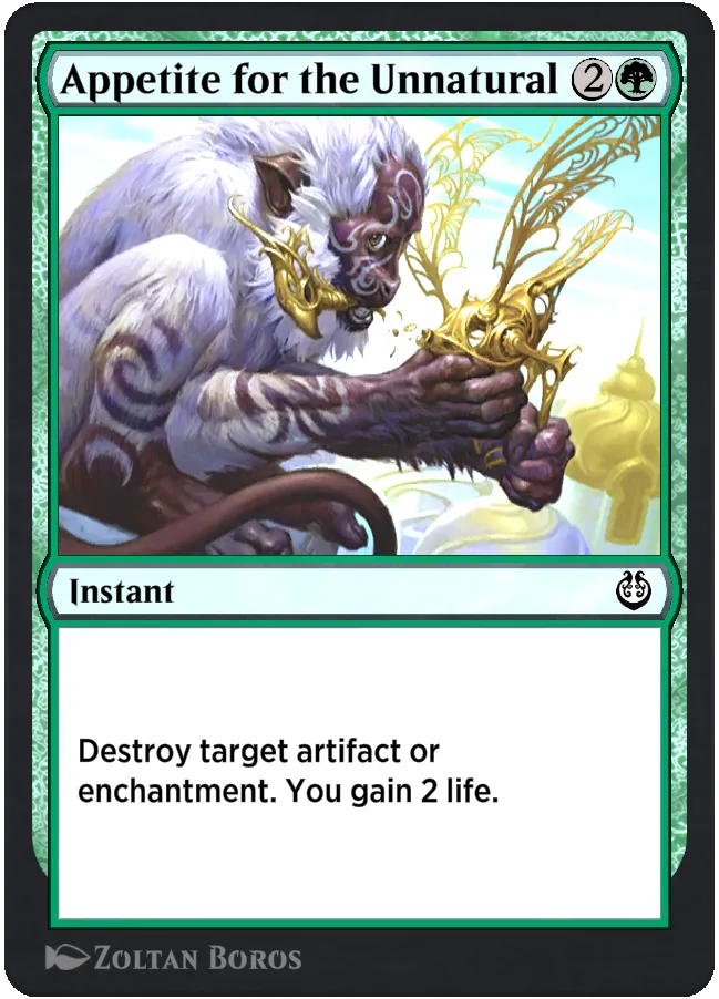 Appetite for the Unnatural