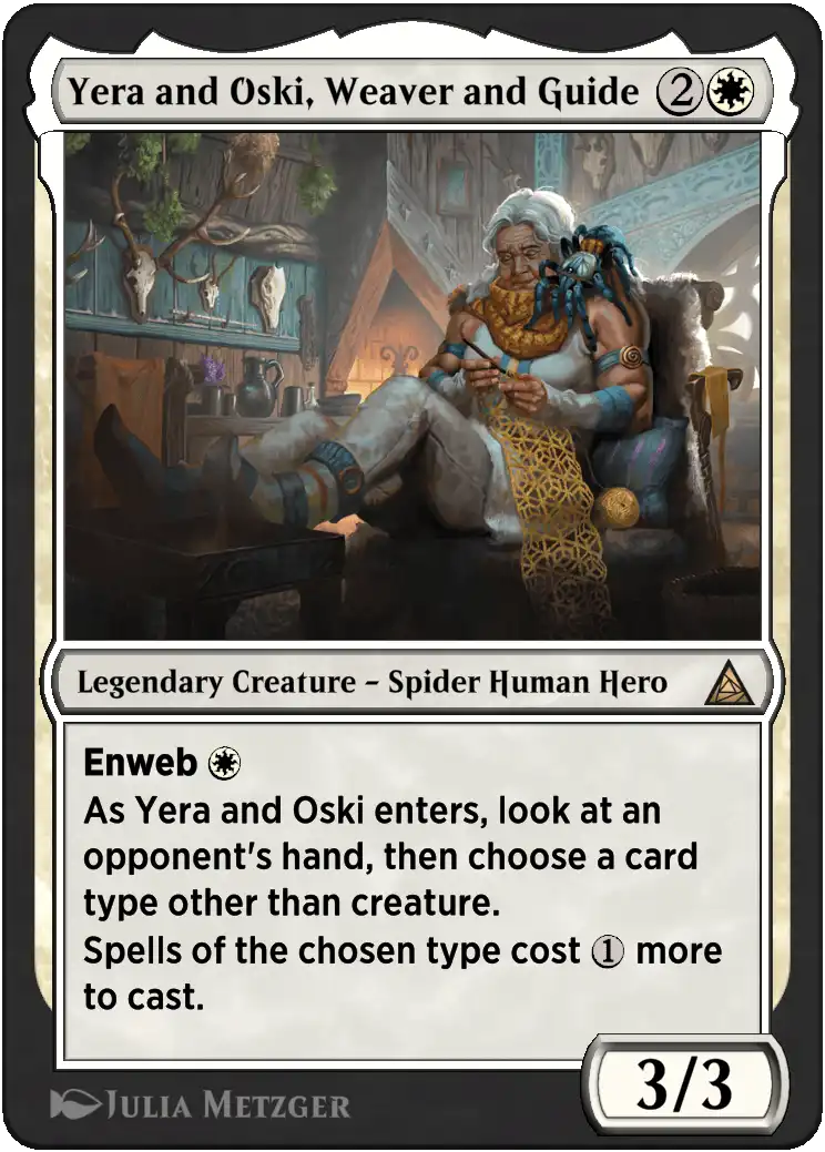 Yera and Oski, Weaver and Guide