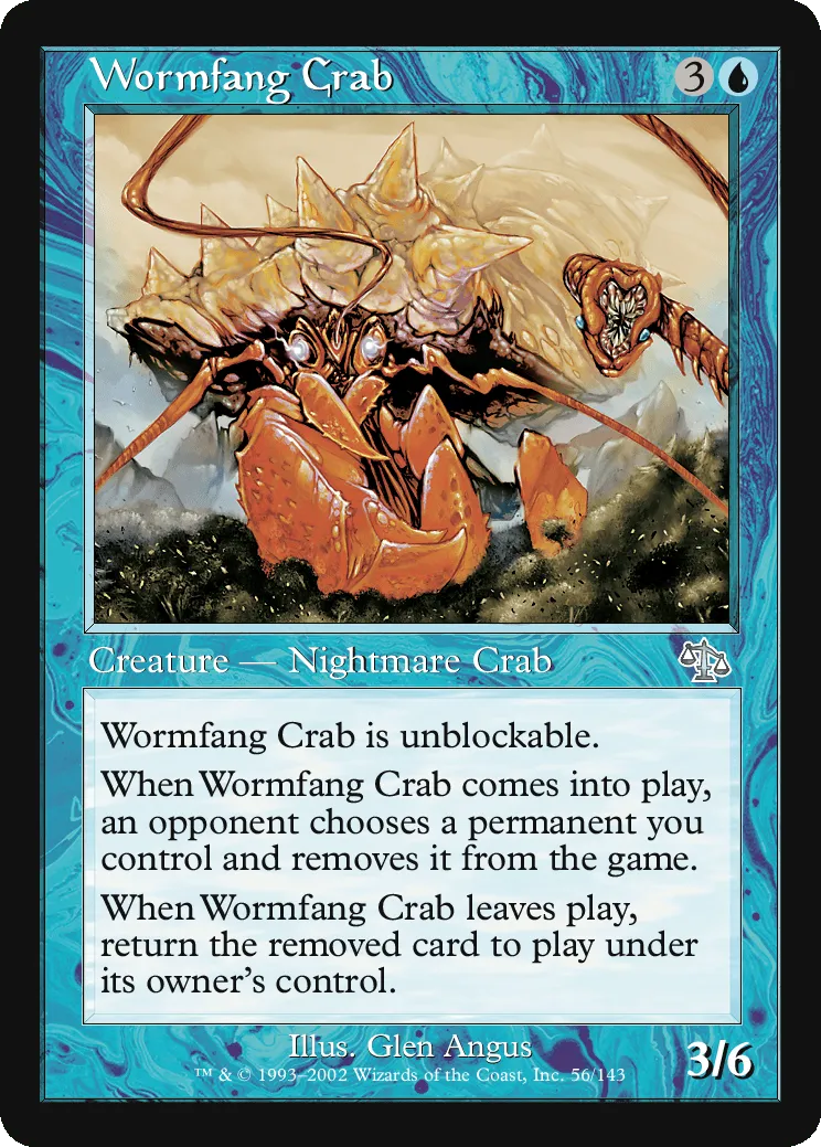 Wormfang Crab