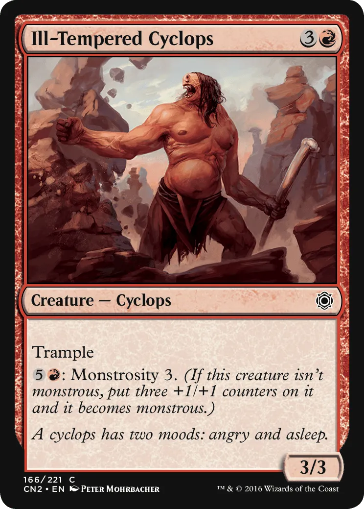 Ill-Tempered Cyclops