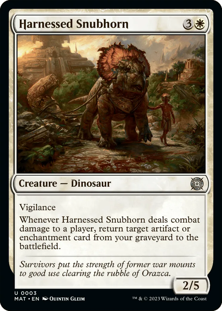 Harnessed Snubhorn