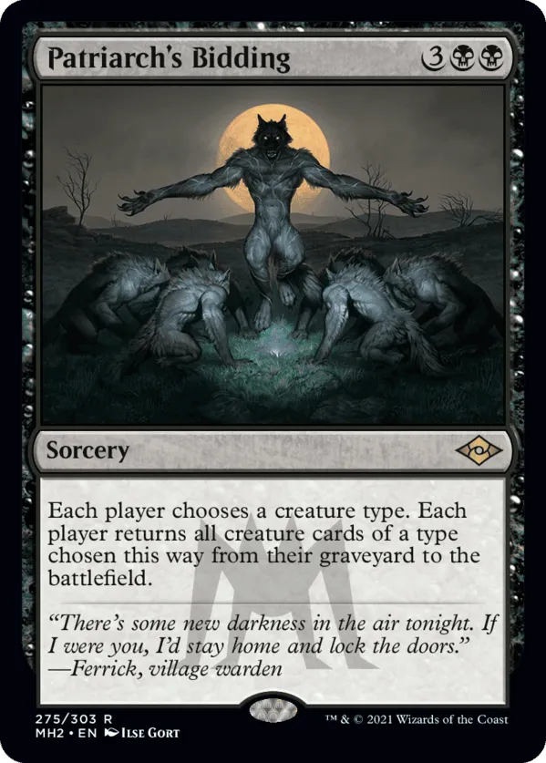 Patriarch's Bidding