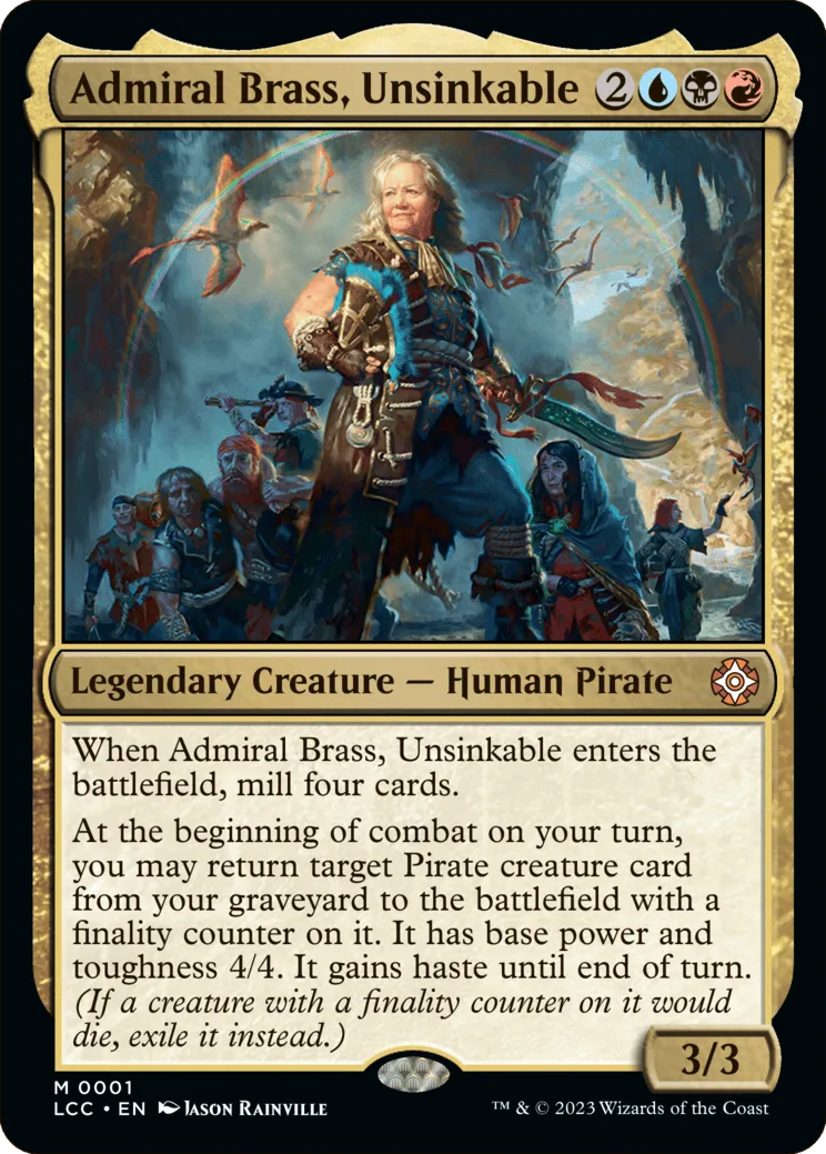 Admiral Brass, Unsinkable