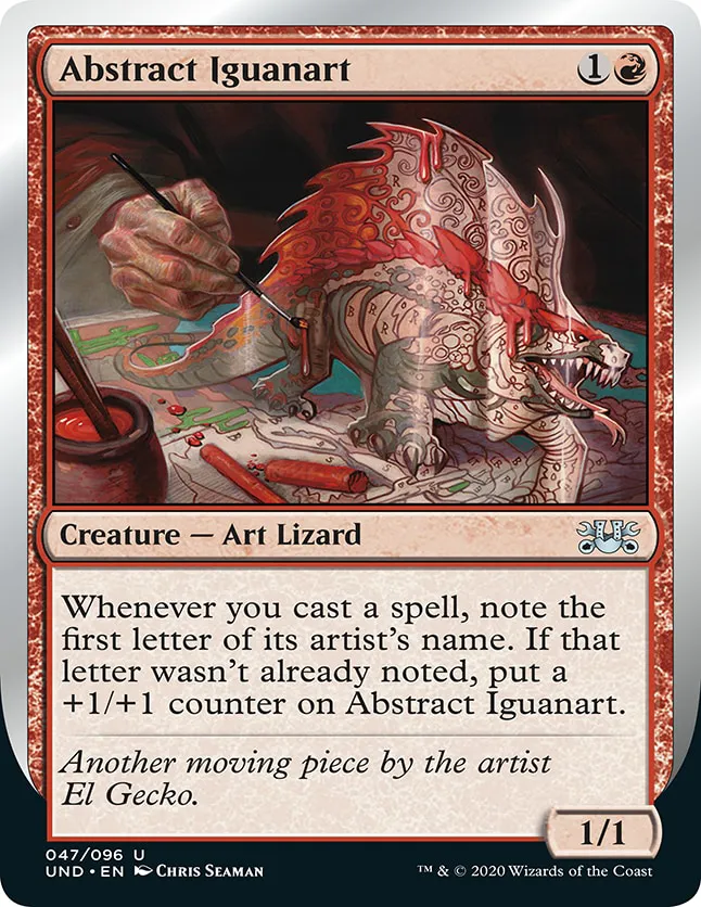 Abstract Iguanart