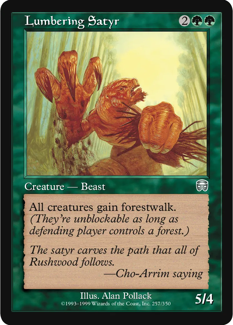 Lumbering Satyr