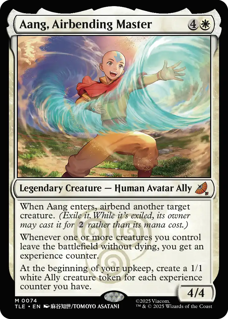 Aang, Airbending Master