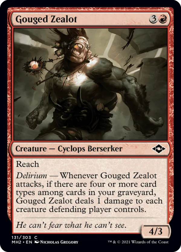 Gouged Zealot