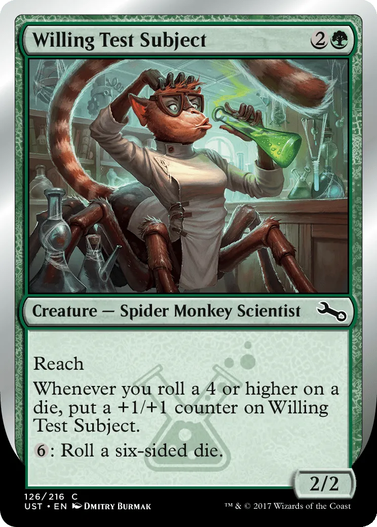 Willing Test Subject