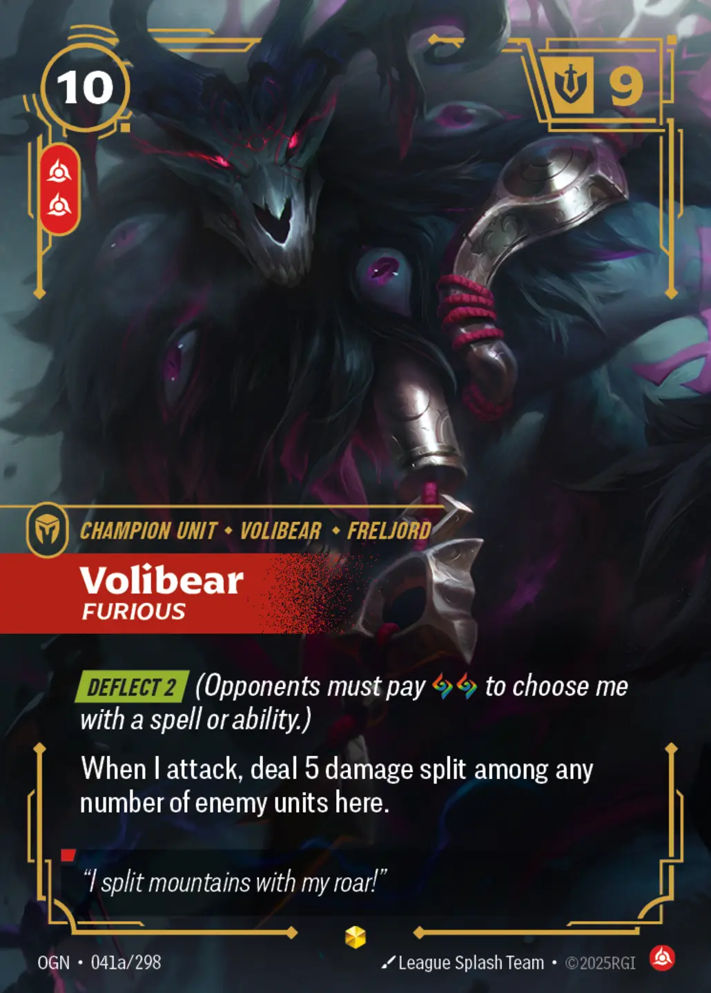 Volibear, Furious