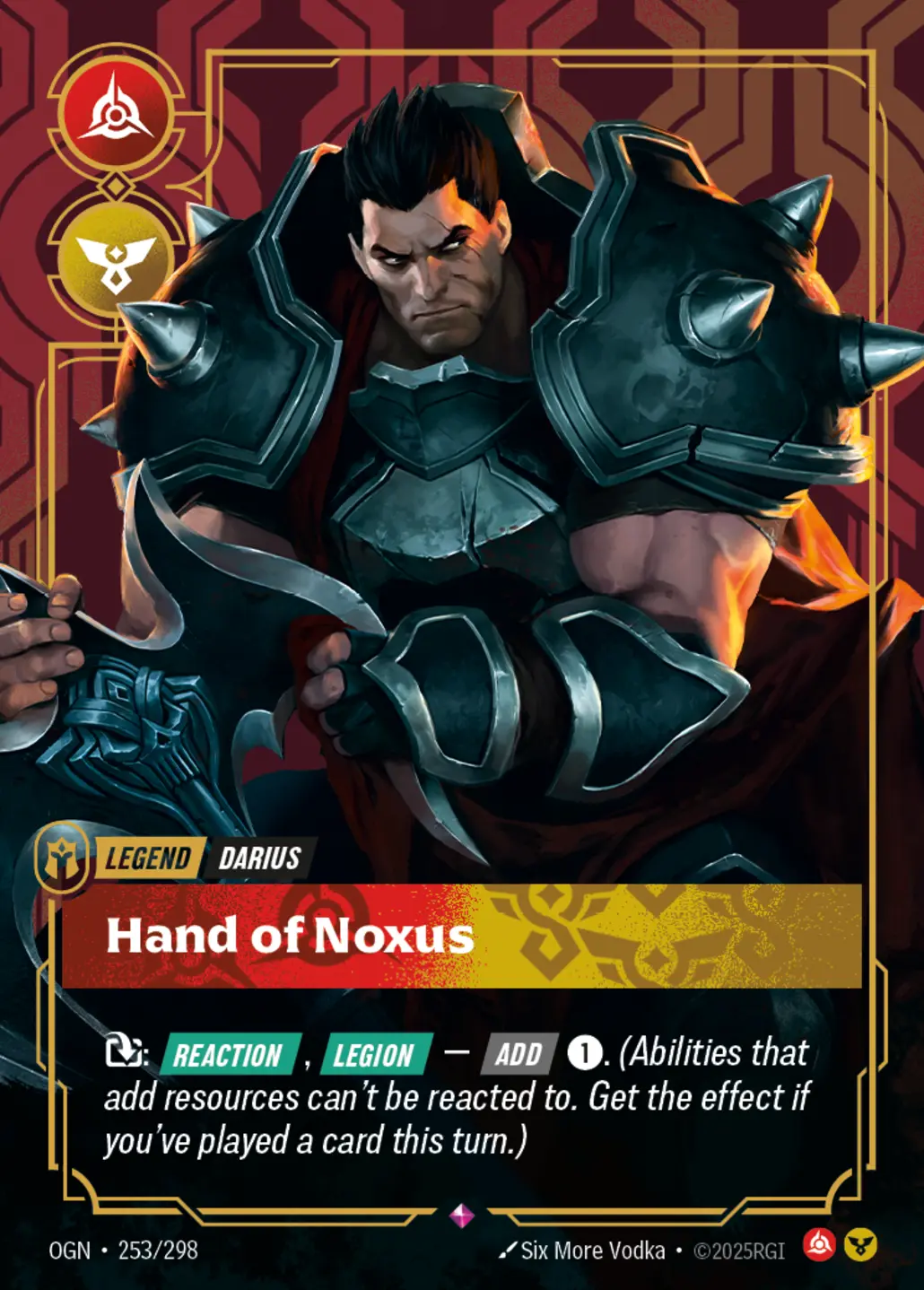 Darius, Hand of Noxus