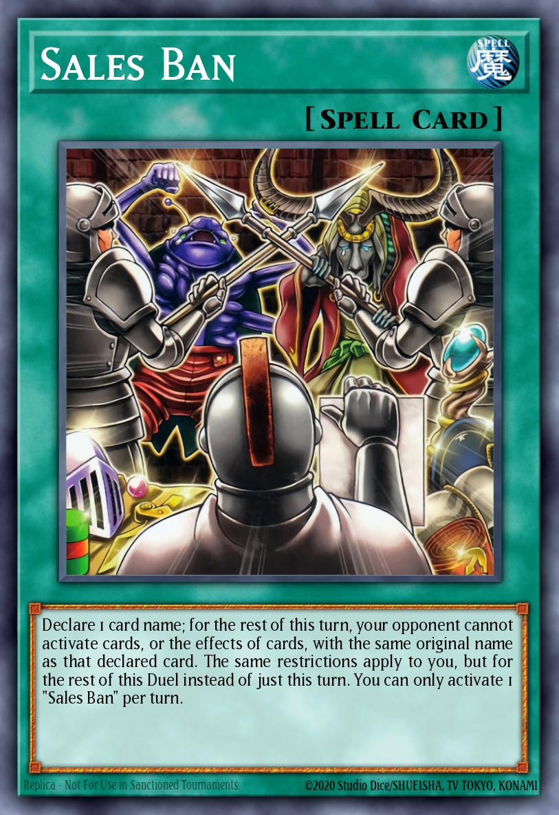 Sales Ban