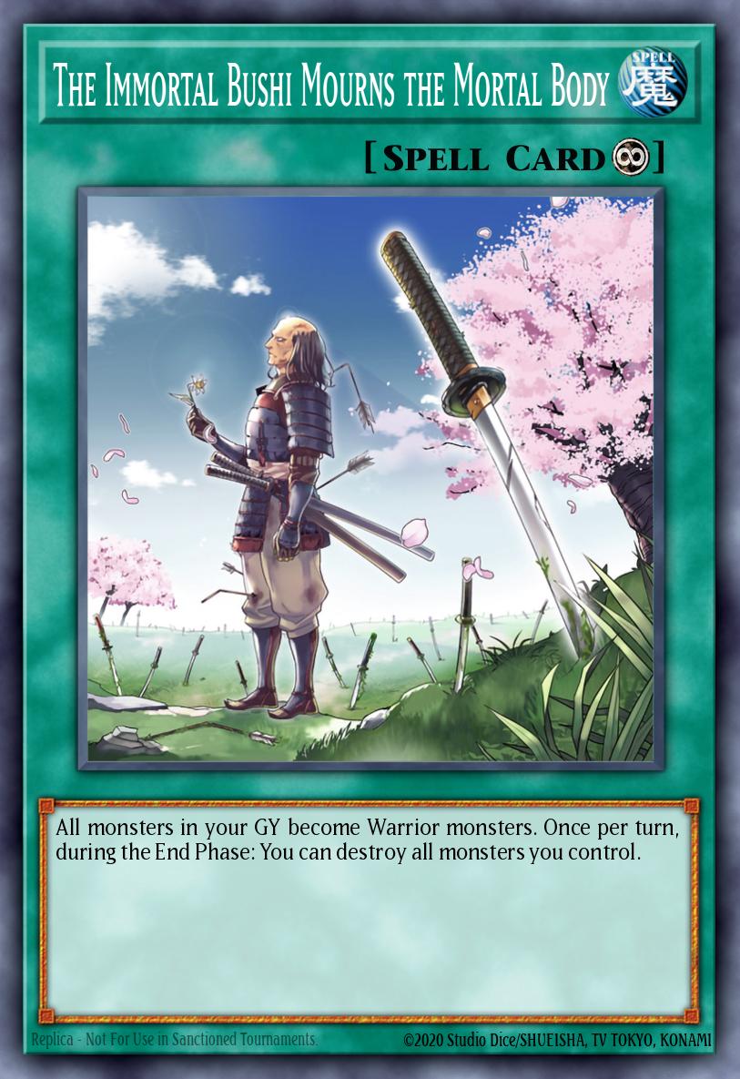 The Immortal Bushi Mourns the Mortal Body